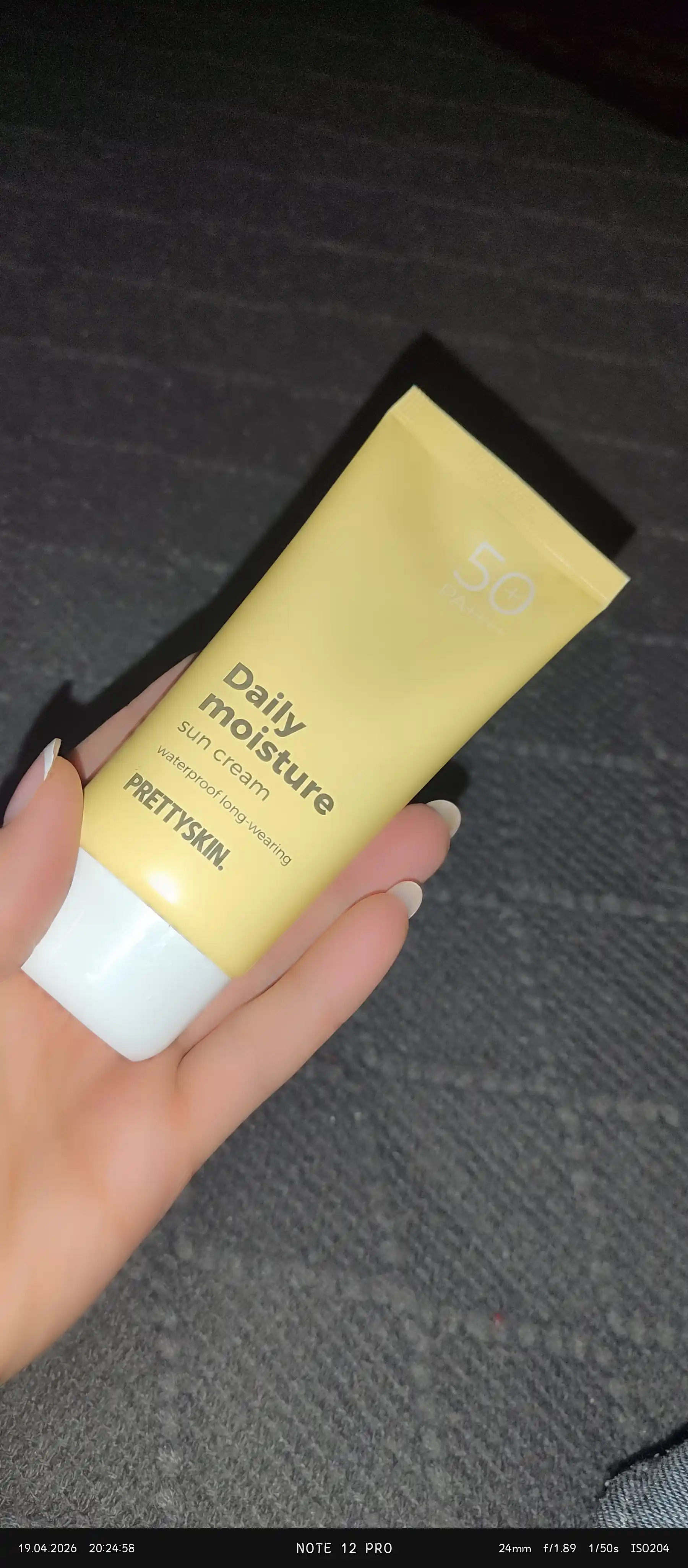Pretty Skin Yuz uchun namlovchi, quyoshdan himoyalovchi krem SPF50+ PA++++ , 70 ml