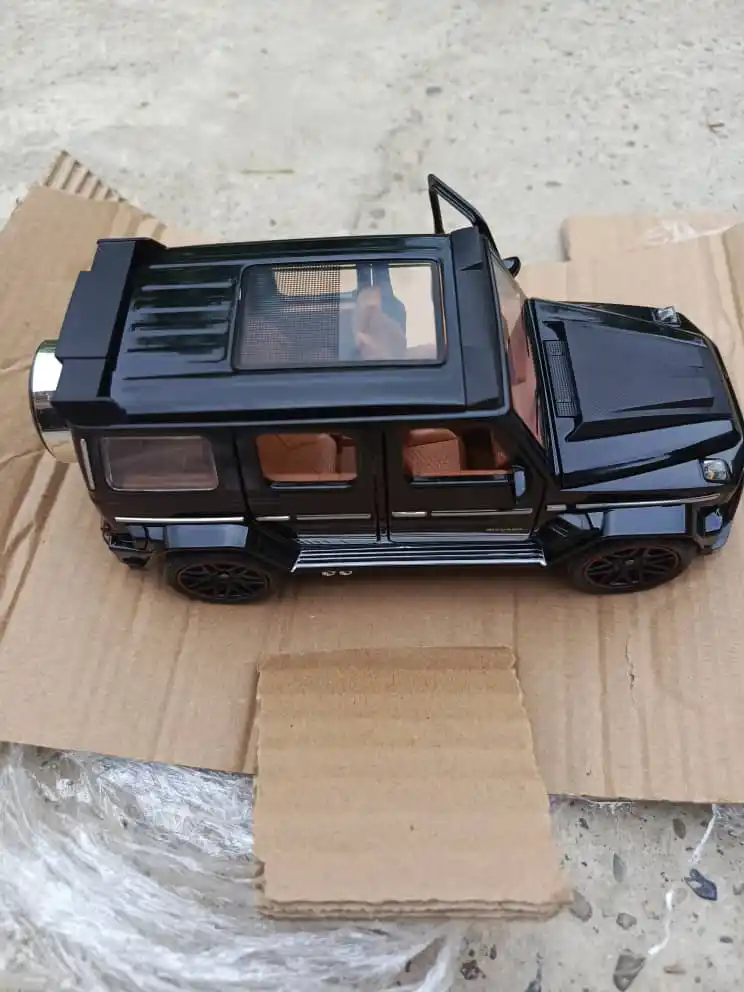 Mercedes-Benz G63 AMG Гелик, металлическая инерционная машинка, 16 см