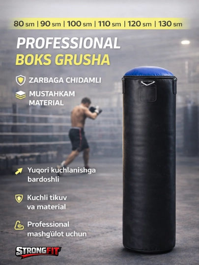 Professional boks grusha (meshok) – 80–130 sm - 