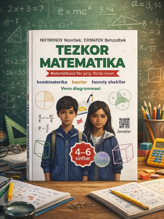 Тезкор Математика, 4–6 синф, Нўмонов Носирбек, Эрматов Беҳзодбек - 
