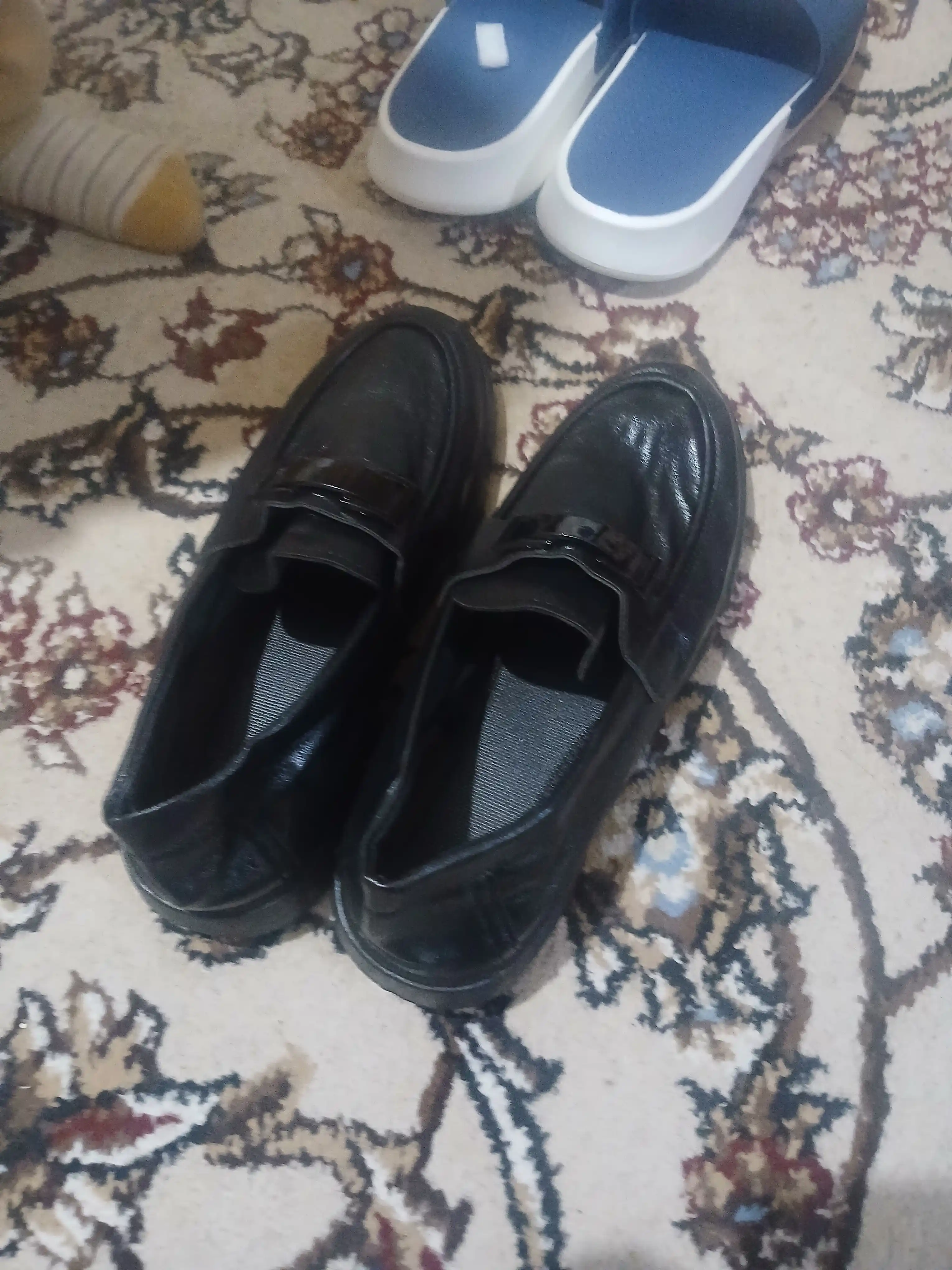 Erkaklar klassik slip-on lofferlari