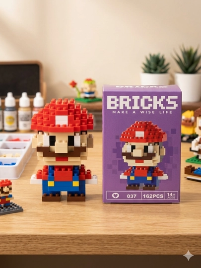 3D конструктор для детей, 3D сборная игрушка, подарок, в стиле LEGO, Bricks — BIBISHK-LEGOBRICKS-САЛАТ