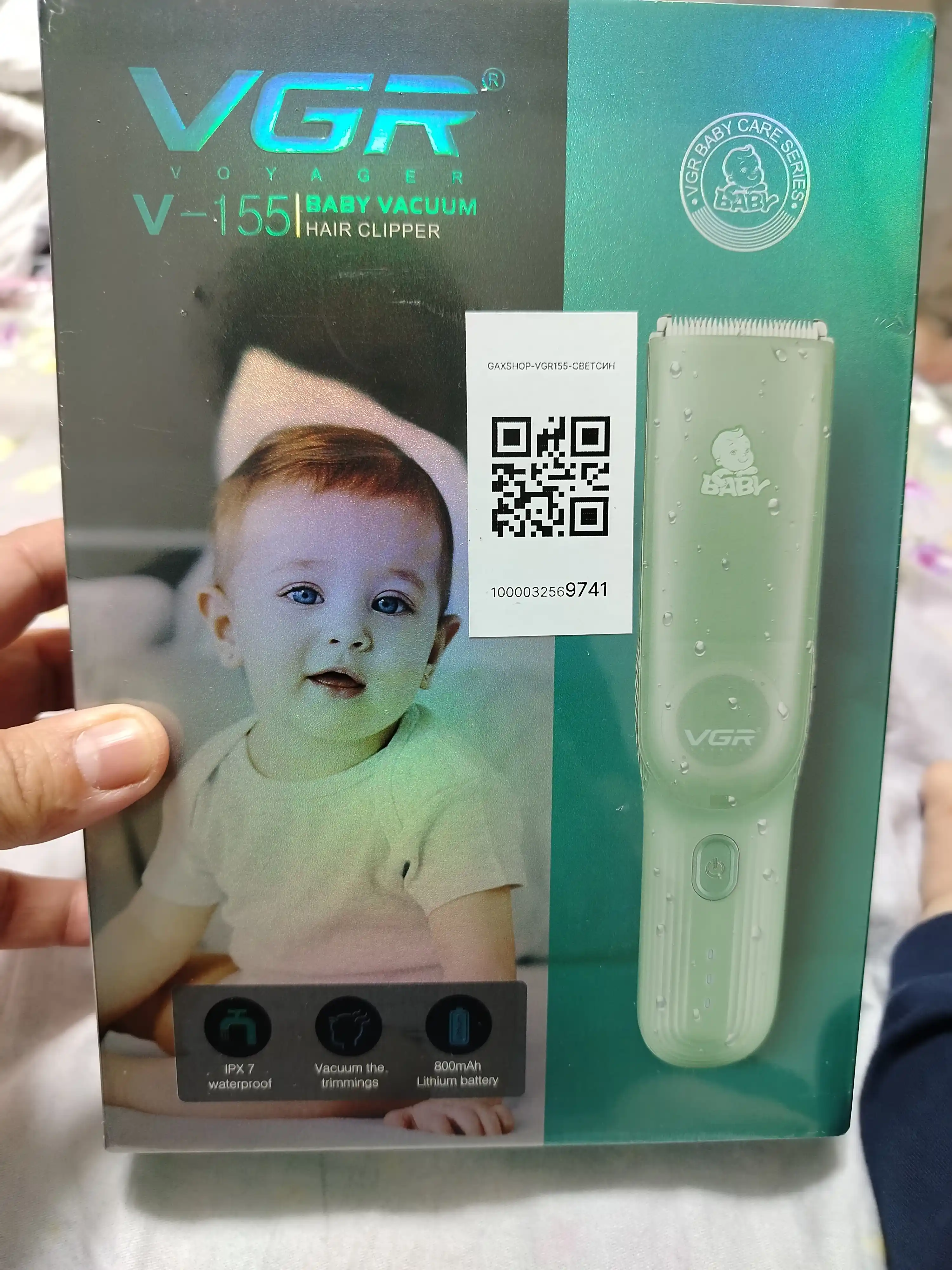 Simsiz bolalar soch kesish mashinasi,past shovqinli va xavfsiz VGR V-155