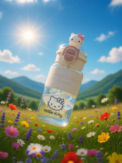 Очаровательная бутылочка Hello Kitty — идеальный выбор для маленьких модниц