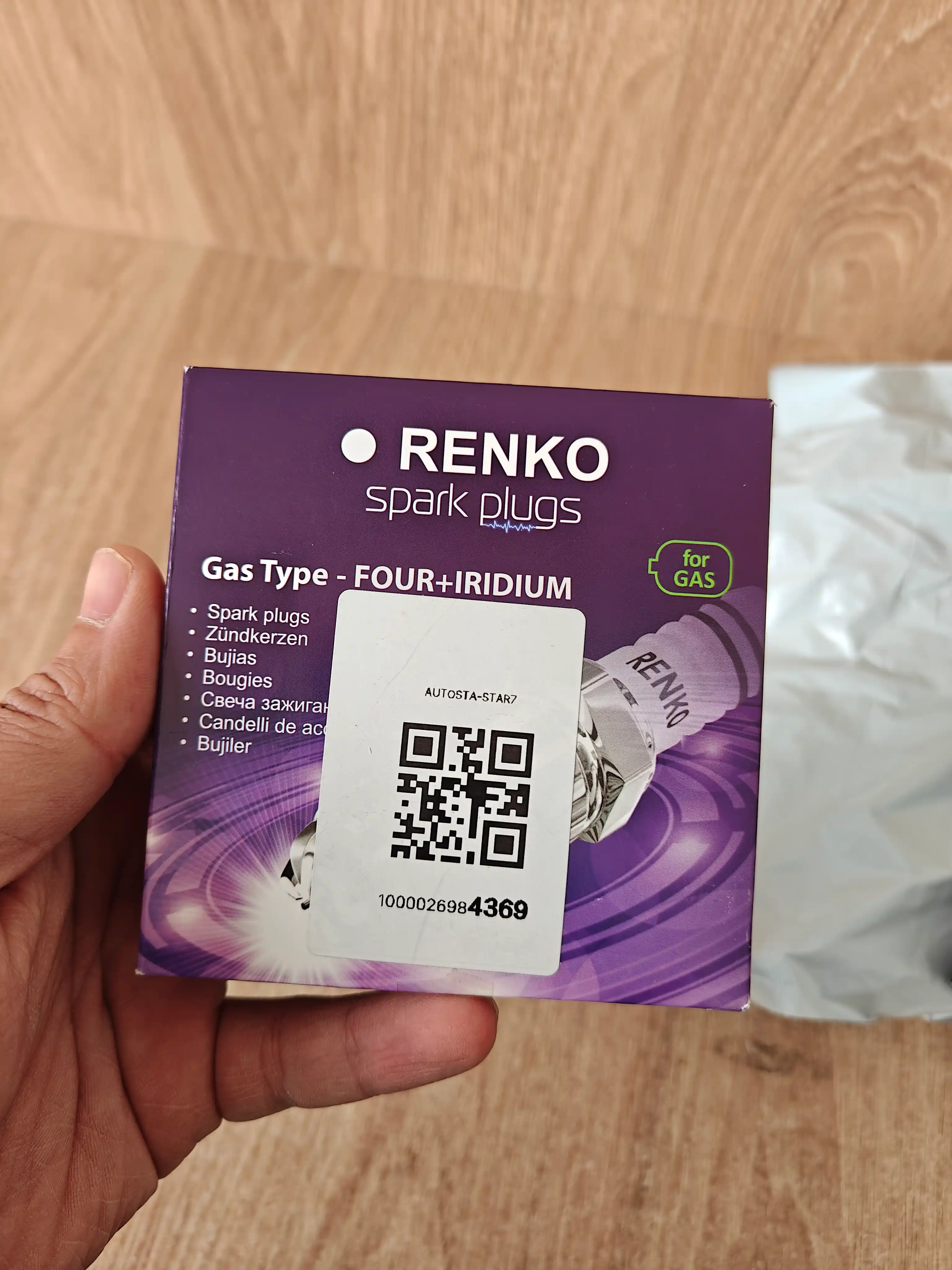 Yonish svechasi Iridium GAS, Renko Gentra/Cobolt/Nexia3/Spark, 4-kontaktli
