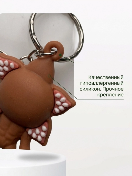 Брелок Очень странные дела Демогоргон 1 шт
