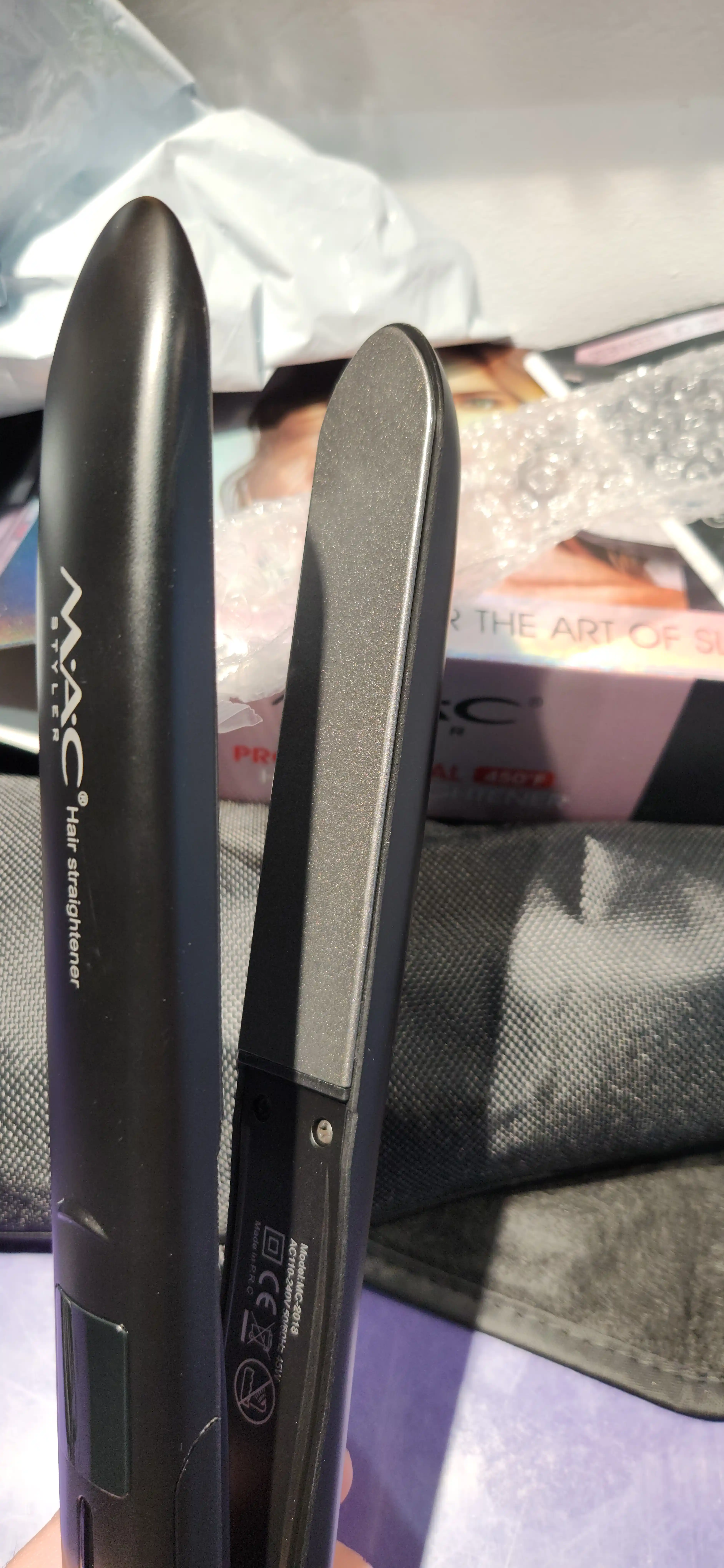 Professional soch tekislovchi dazmol MAC Styler MC-2018, LED displeyli