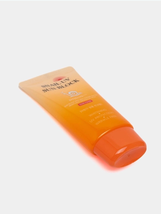 Quyoshdan himoyalovchi krem SNAIL UV SUN BLOCK SPF50+/PA+++, 70 ml