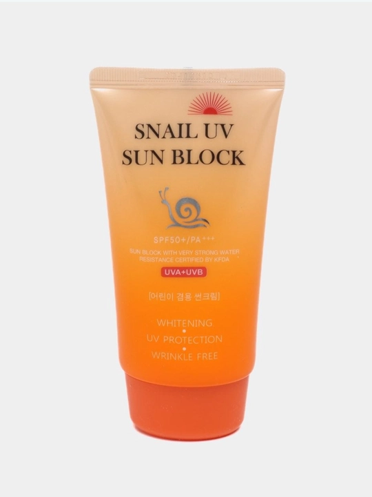 Солнцезащитный крем SNAIL UV SUN BLOCK SPF50+/PA+++, 70 мл