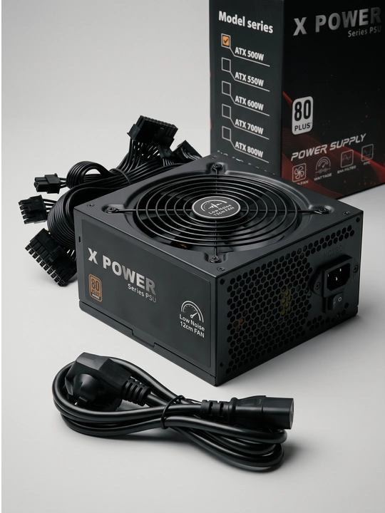 Блок питания X Power ATX 80 PLUS, с защитой от перенапряжения