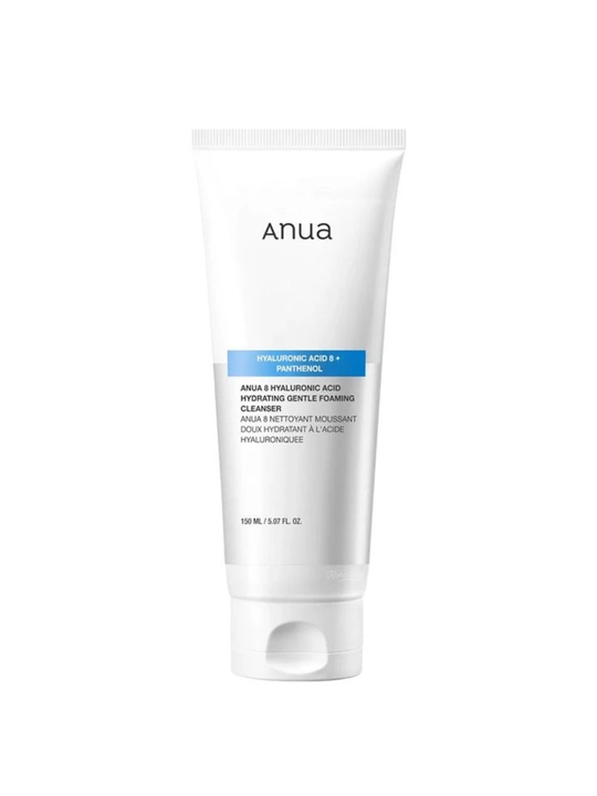 Пенка для лица Anua 8 Hyaluronic Acid, увлажняющая пенка для умывания , 150 мл