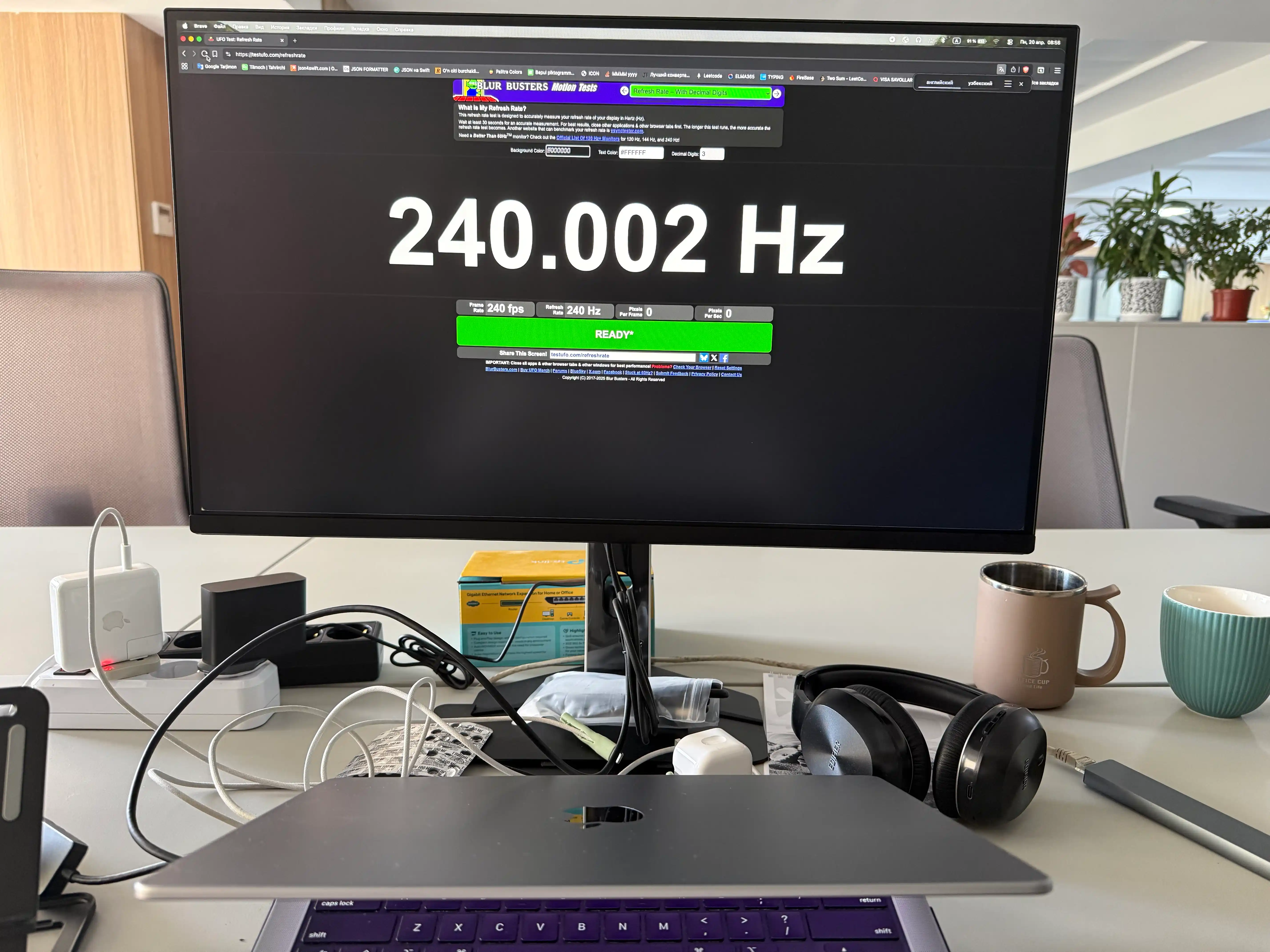 USB-C kabeli - DisplayPort 8K 60Hz, 4K 144Hz, alyuminiy korpus