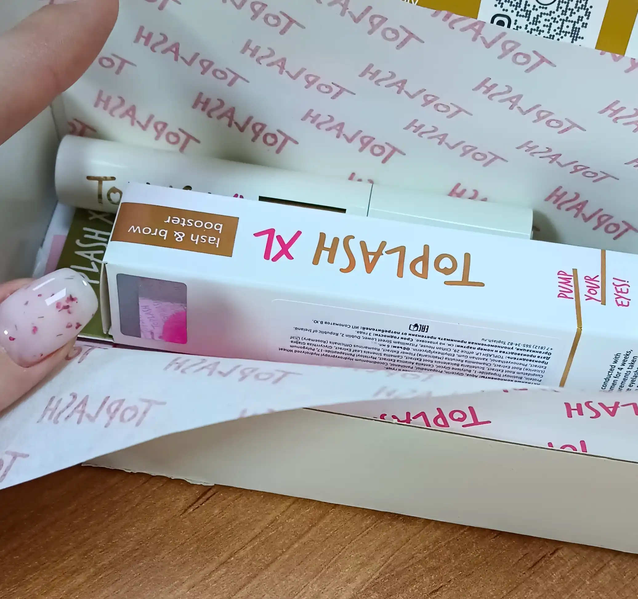 Toplash Lash Brow Booster XL средство для роста и восстановления ресниц и бровей, 6 мл