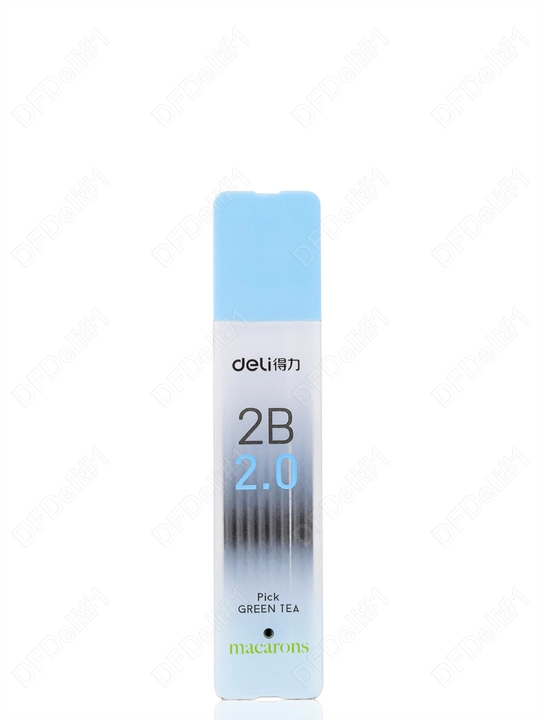 Грифель, 2 мм, 2В, 8 шт, 58804 Deli, 58804 - 