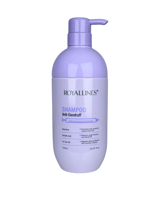 ROYALLINES soch uchun shampun, tozalash va parvarish, dozatorli, 700 ml