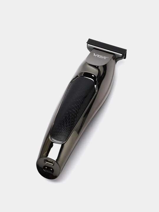 VGR Trimmer V-030, uchi 5, uzunlik 5,trimmer soqol va soch olish uchun,moylov uchun ustara - 