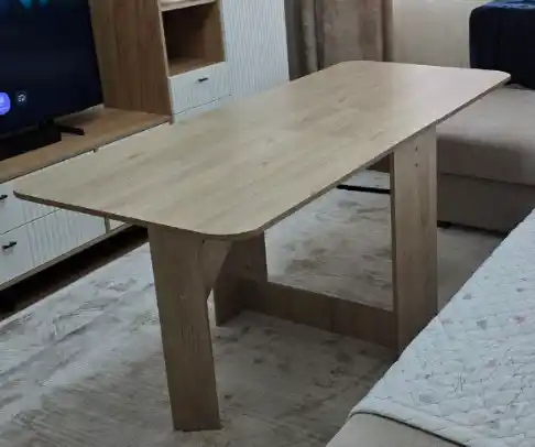 Barokko katlanadigan oshxona stoli, 170x77x75