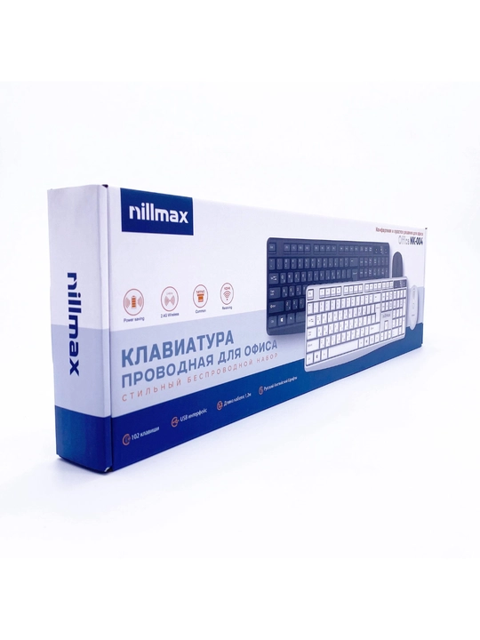 Simsiz klaviatura va sichqoncha to‘plami Nillmax, - 