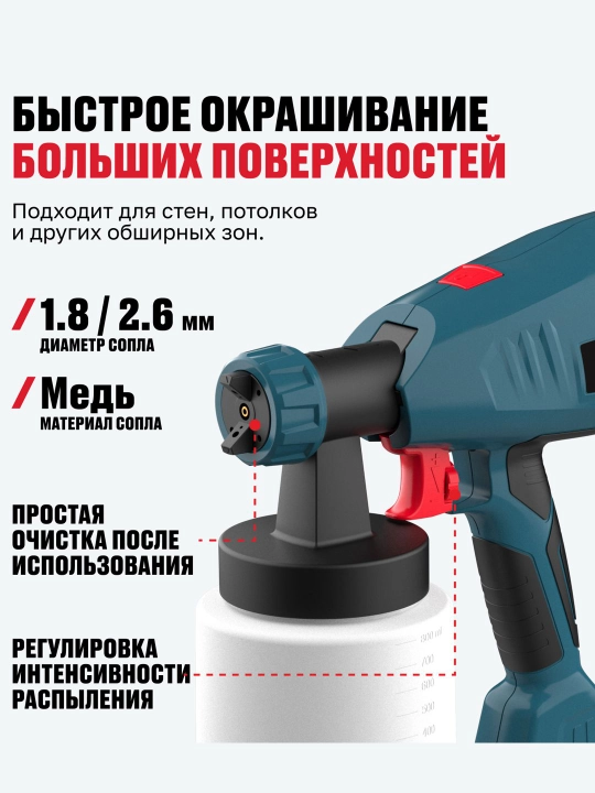 Краскораспылитель ALTECO SG 2203