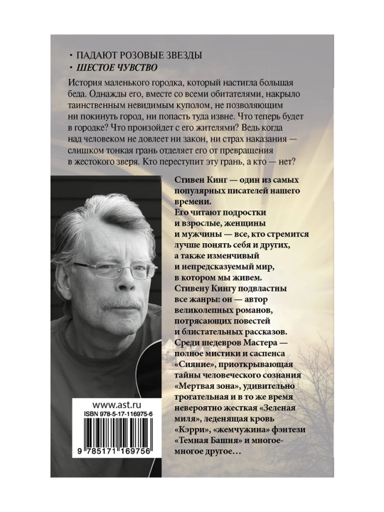 Под Куполом. Шестое чувство. Кинг С.
