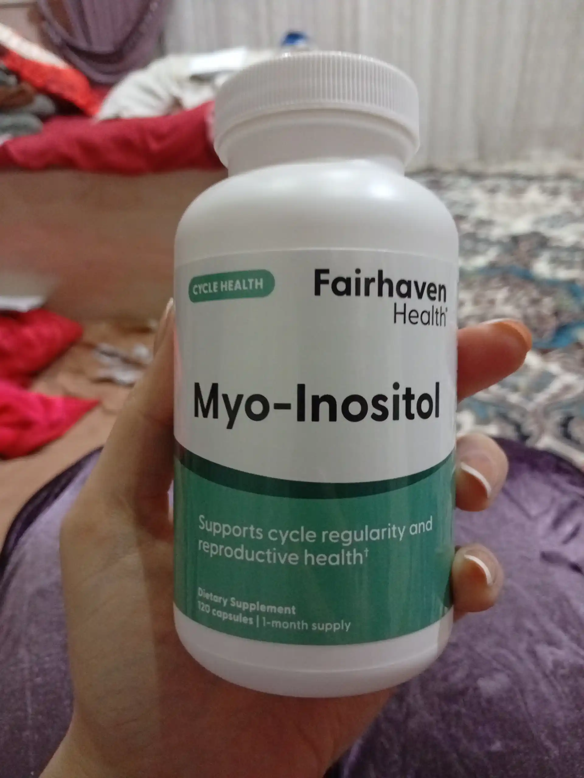 Мио-инозитол, Fairhaven Health, 120 капсул