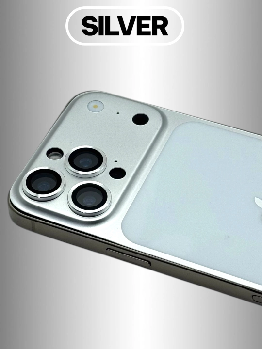 IPhone 11, 12, 13 mini, 14, 15, 16, 17 Pro, Pro Max kameralari uchun himoya oynasi