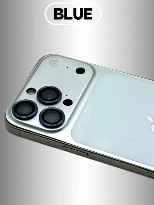 IPhone 11, 12, 13 mini, 14, 15, 16, 17 Pro, Pro Max kameralari uchun himoya oynasi