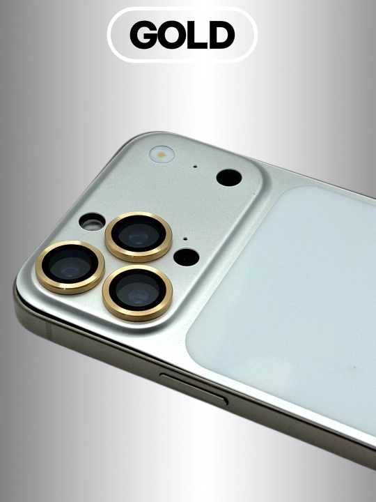 IPhone 11, 12, 13 mini, 14, 15, 16, 17 Pro, Pro Max kameralari uchun himoya oynasi