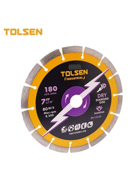 Алмазный режущий диск Tolsen 76702 115 мм
