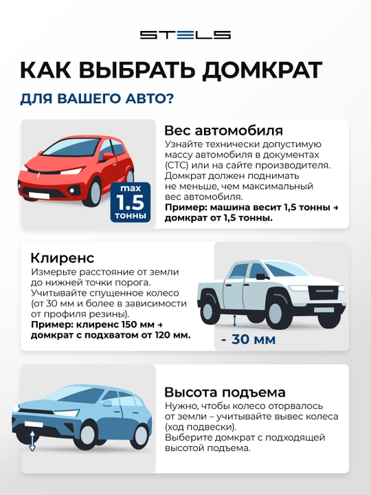 Домкрат гидравлический бутылочный STELS, 2 т, 170-380 мм, 51115