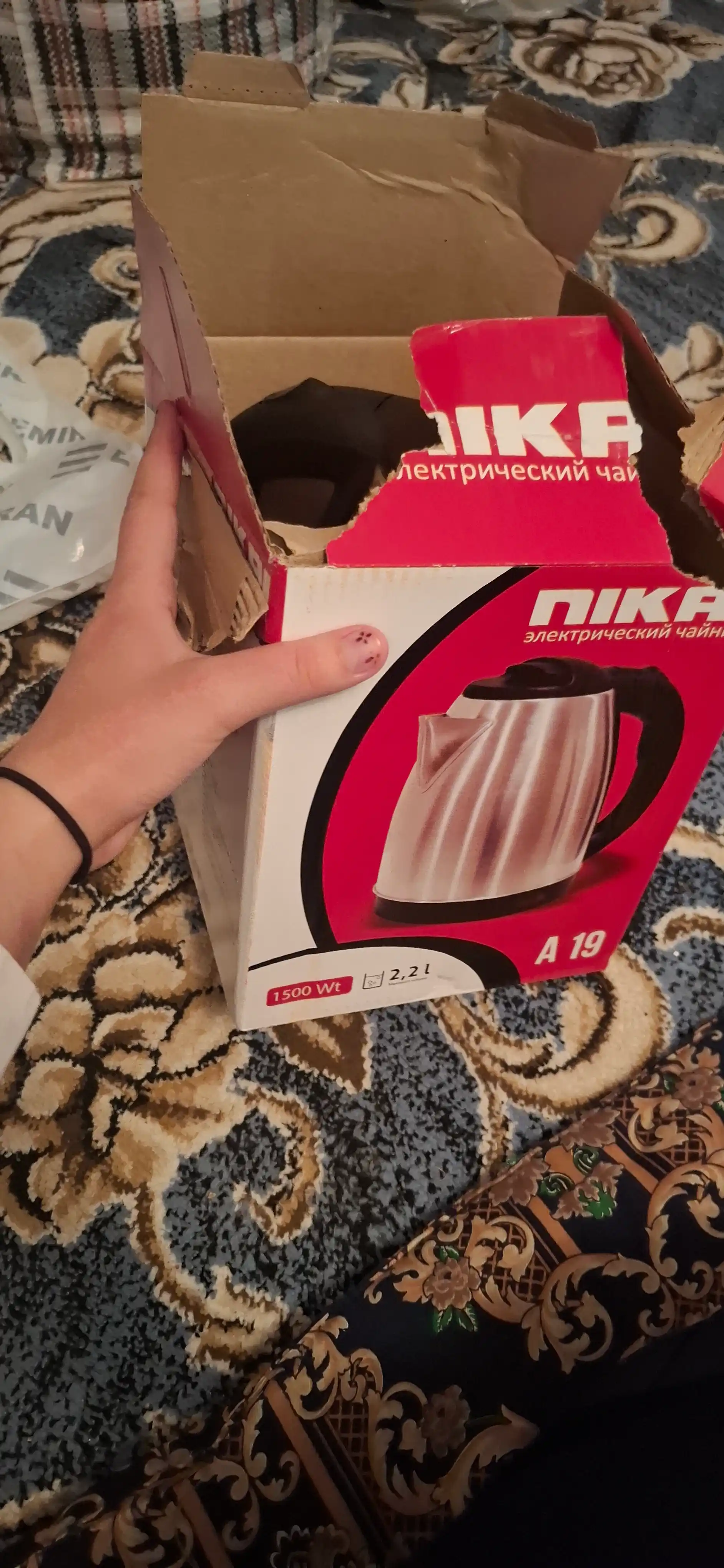 Elektr choynak 2.L, qora elektor choynak va elektron choy qaynatgich