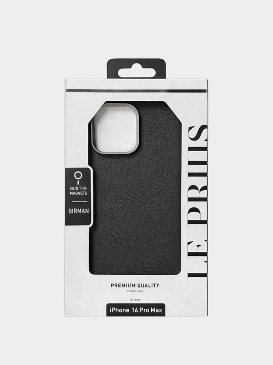 Кожаный чехол Le Prius для iPhone 16 Pro/Pro Max, Birman Leather Case MagSafe, премиум