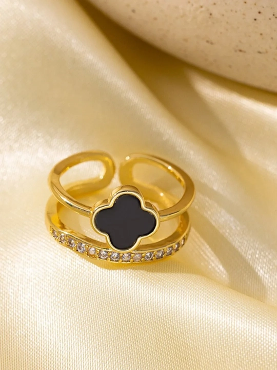 Кольцо женское в стиле Van Cleef
