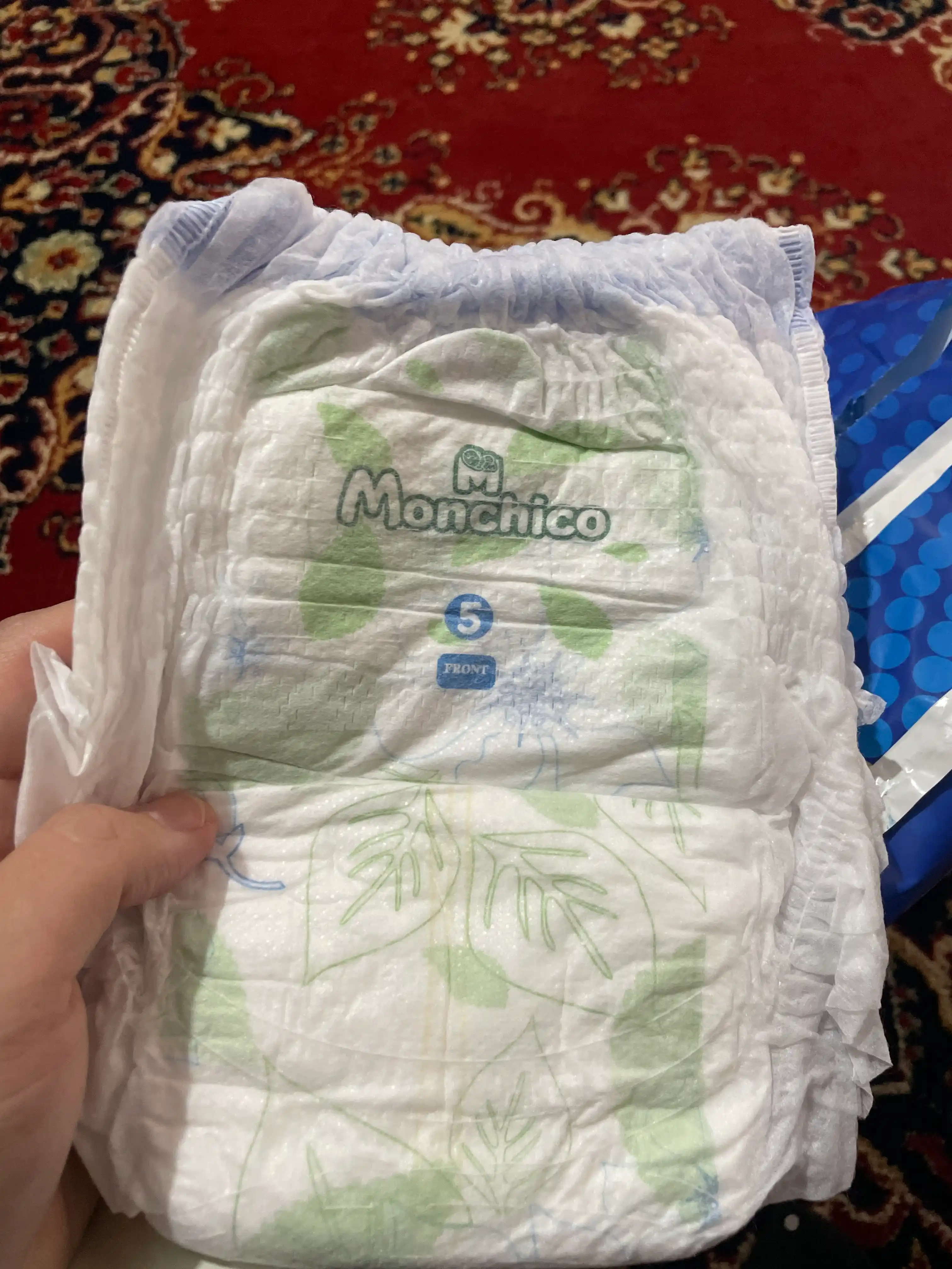 Детский подгузники-трусики Monchico, размер №5 XL, для 12-18 кг, 40 шт
