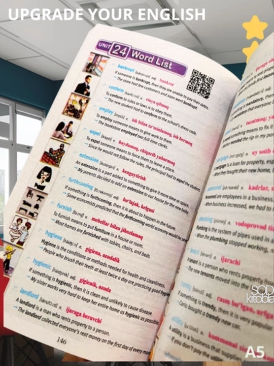 4000 Essential english words 1, 2, 3, 4, 5, 6 Uzbek translations