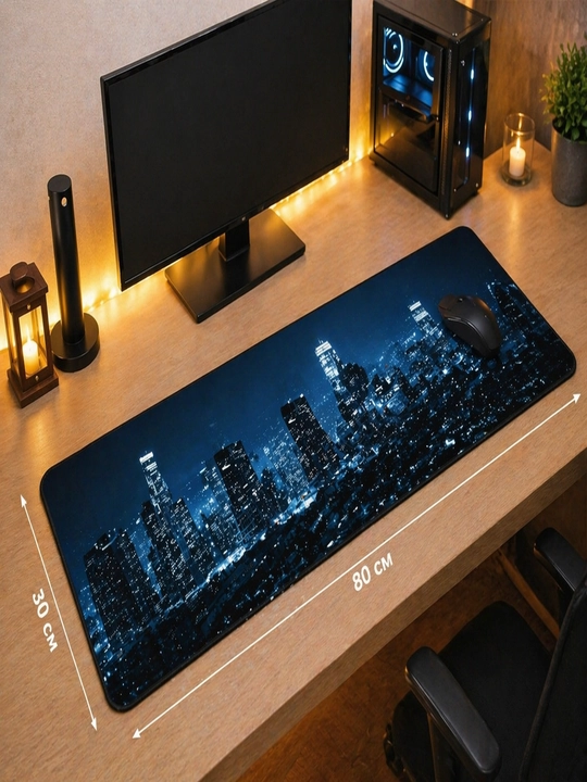 Коврик для игровой мыши и клавиатуры, 80 x 30 см