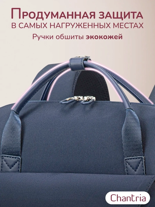 Chantria ayollar ryukzagi, shahar uchun, noutbuk uchun, suvga chidamli, sig'imli sumka