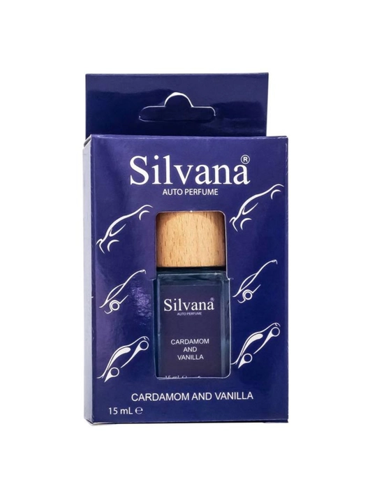 Avtomobil uchun parfyum Silvana, mashina xushbo'ylatgichi, avtoatir osiladigan sprey 15 ml - 