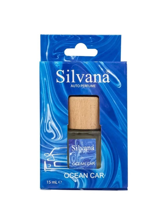 Avtomobil uchun parfyum Silvana, mashina xushbo'ylatgichi, avtoatir osiladigan sprey 15 ml - 