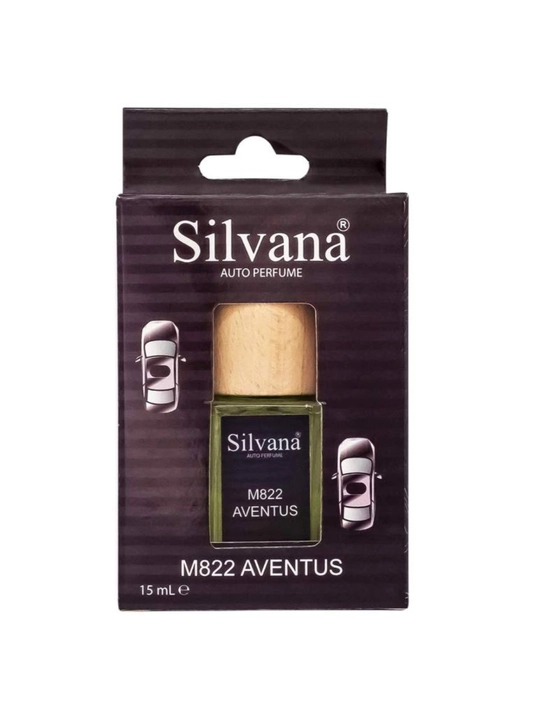 Avtomobil uchun parfyum Silvana, mashina xushbo'ylatgichi, avtoatir osiladigan sprey 15 ml - 