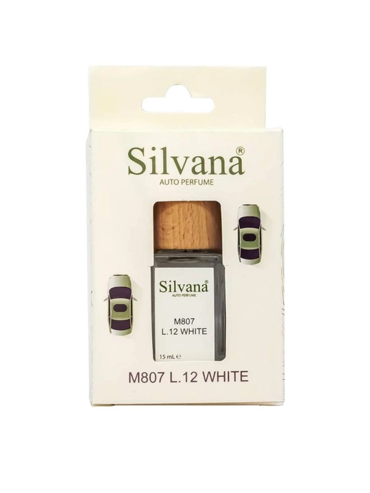 Avtomobil uchun parfyum Silvana, mashina xushbo'ylatgichi, avtoatir osiladigan sprey 15 ml - 