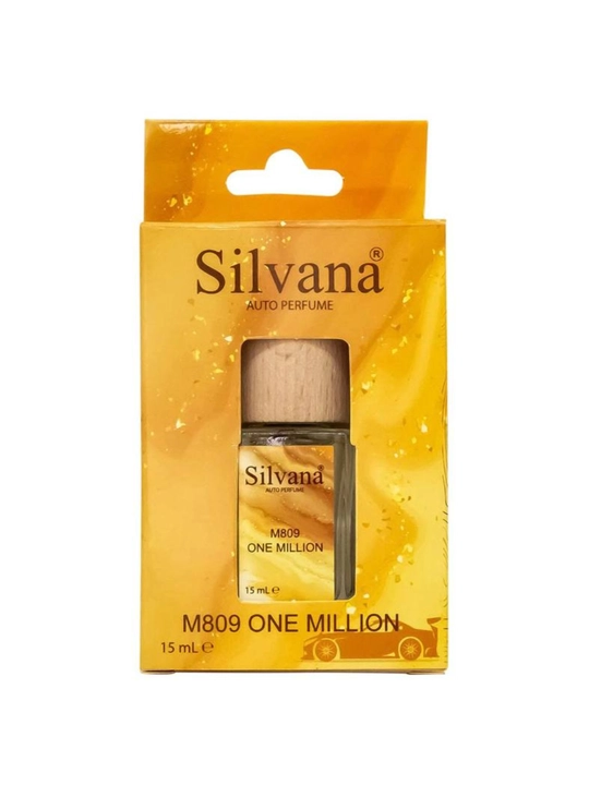 Avtomobil uchun parfyum Silvana, mashina xushbo'ylatgichi, avtoatir osiladigan sprey 15 ml - 