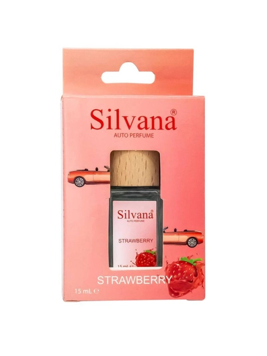 Avtomobil uchun parfyum Silvana, mashina xushbo'ylatgichi, avtoatir osiladigan sprey 15 ml - 