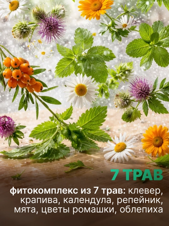 Средство для мытья посуды АОС фитокомплекс 7 растений 450 г