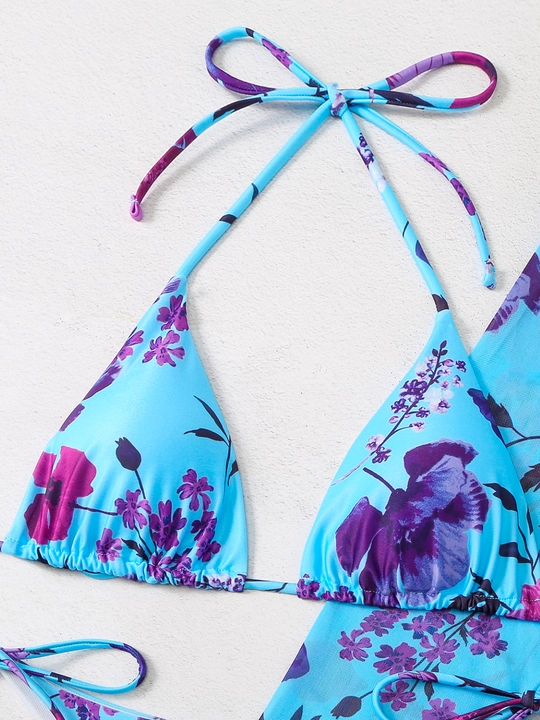 Ayollar cho‘milish kiyimi, alohida, yopinchiqli bikini