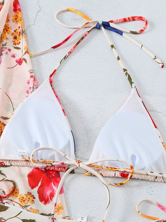 Ayollar cho‘milish kiyimi, alohida, yopinchiqli bikini