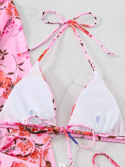 Ayollar cho‘milish kiyimi, alohida, yopinchiqli bikini