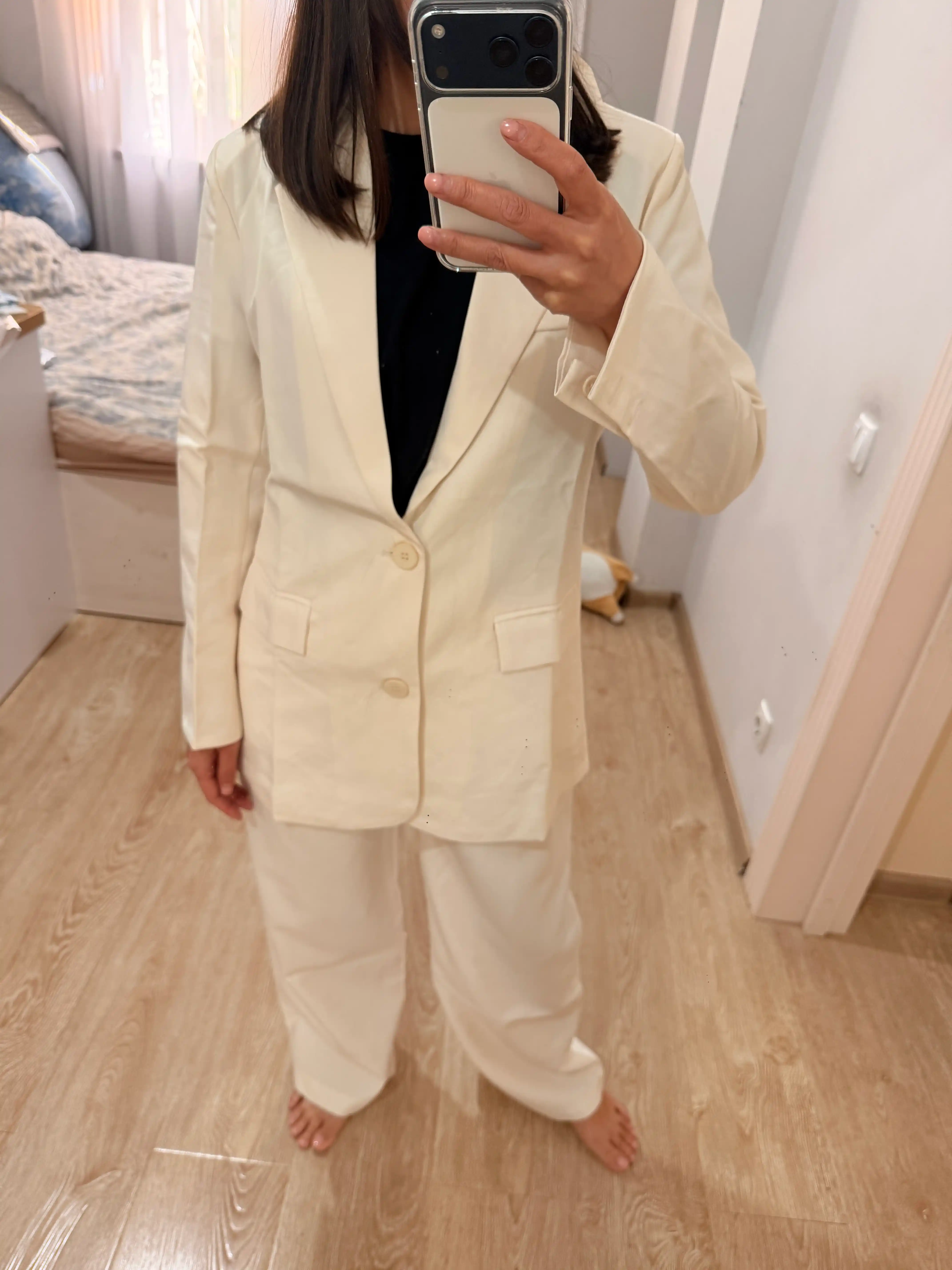 Ayollar klassik kostyumi, pidjak va shim M–3XL — ELLY FASHION