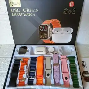 Aqilli soatlar, Smart Watch Ultra va iPods pro quloqchini, 8 ta tasmali, 10 tasi 1 da
