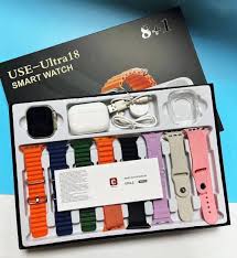 Aqilli soatlar, Smart Watch Ultra va iPods pro quloqchini, 8 ta tasmali, 10 tasi 1 da